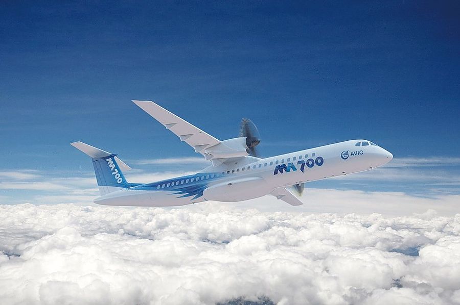В 2020 году к китайскому семейству региональных турбовинтовых самолетов присоединится новый MA700 - AEX.RU