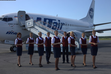 Экипаж самолета Utair. Фотография с сайта aex.ru