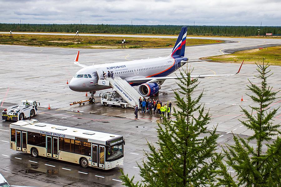 Аэропорт города новый уренгой