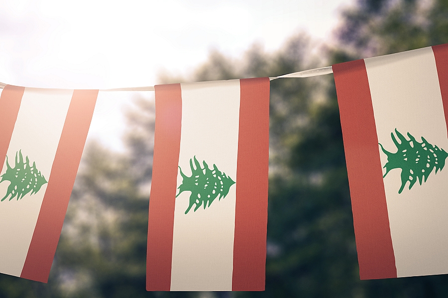 Флаг ливана