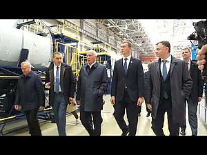 Сергей Чемезов осмотрел производство импортозамещенных Superjet в Комсомольске-на-Амуре
